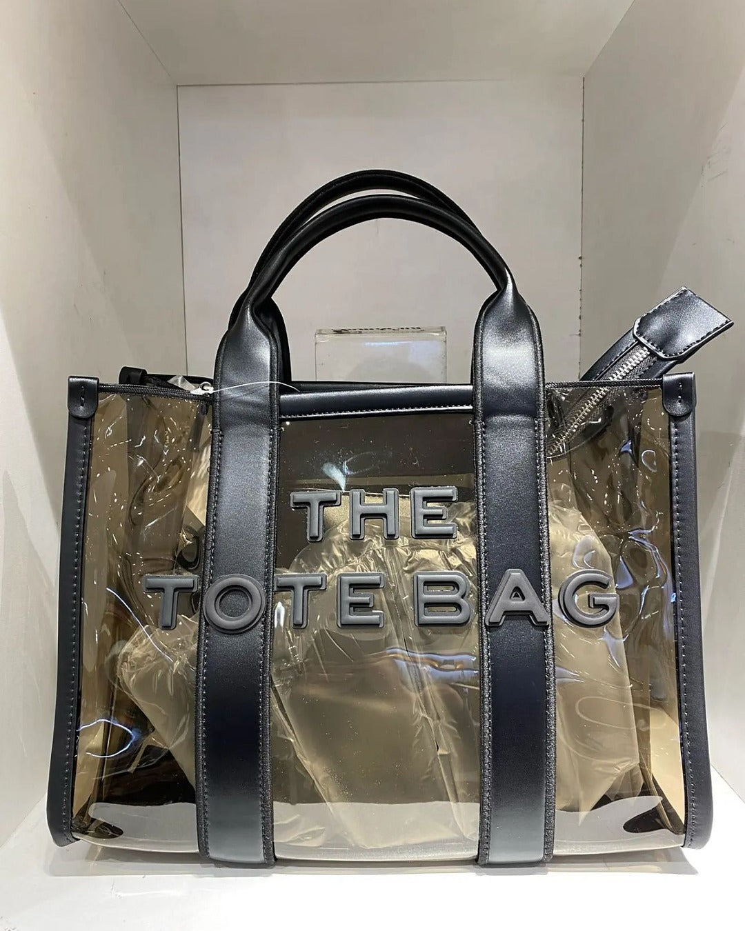 Rymlig & Vattentålig Transparent TOTE BAG