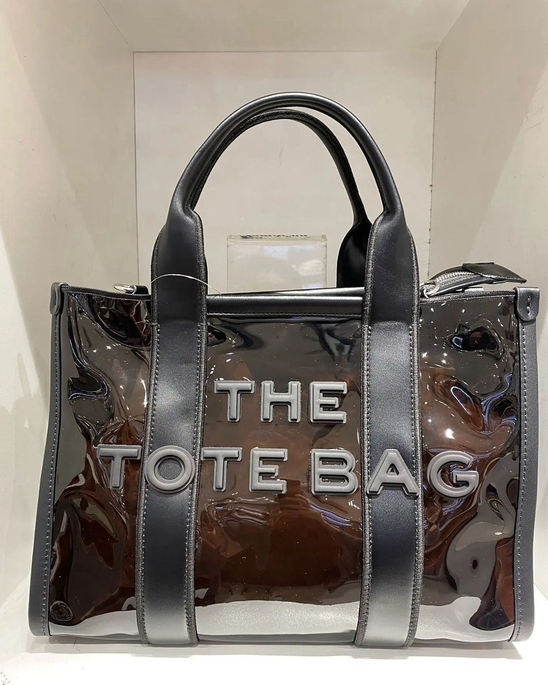 Rymlig & Vattentålig Transparent TOTE BAG