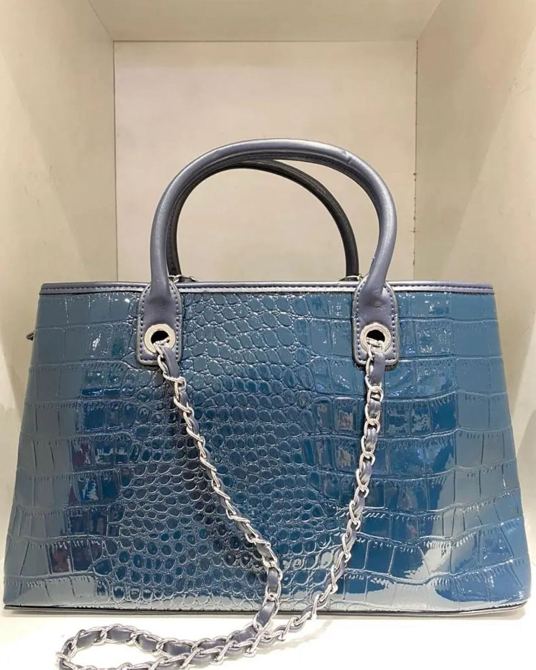 Croco Luxe Chainbag
