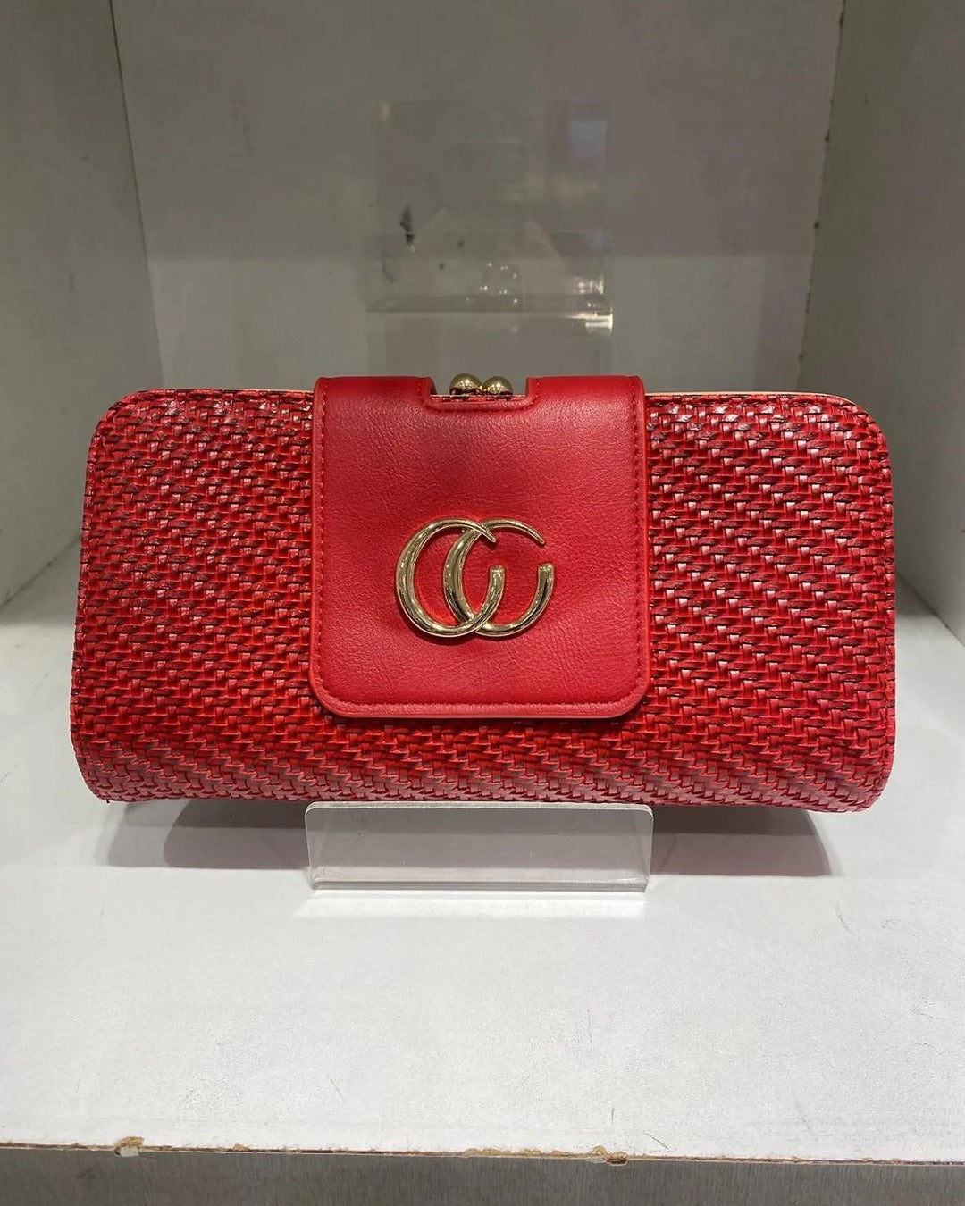 Vera Woven Clutch – Elegant fest- och vardagsväska