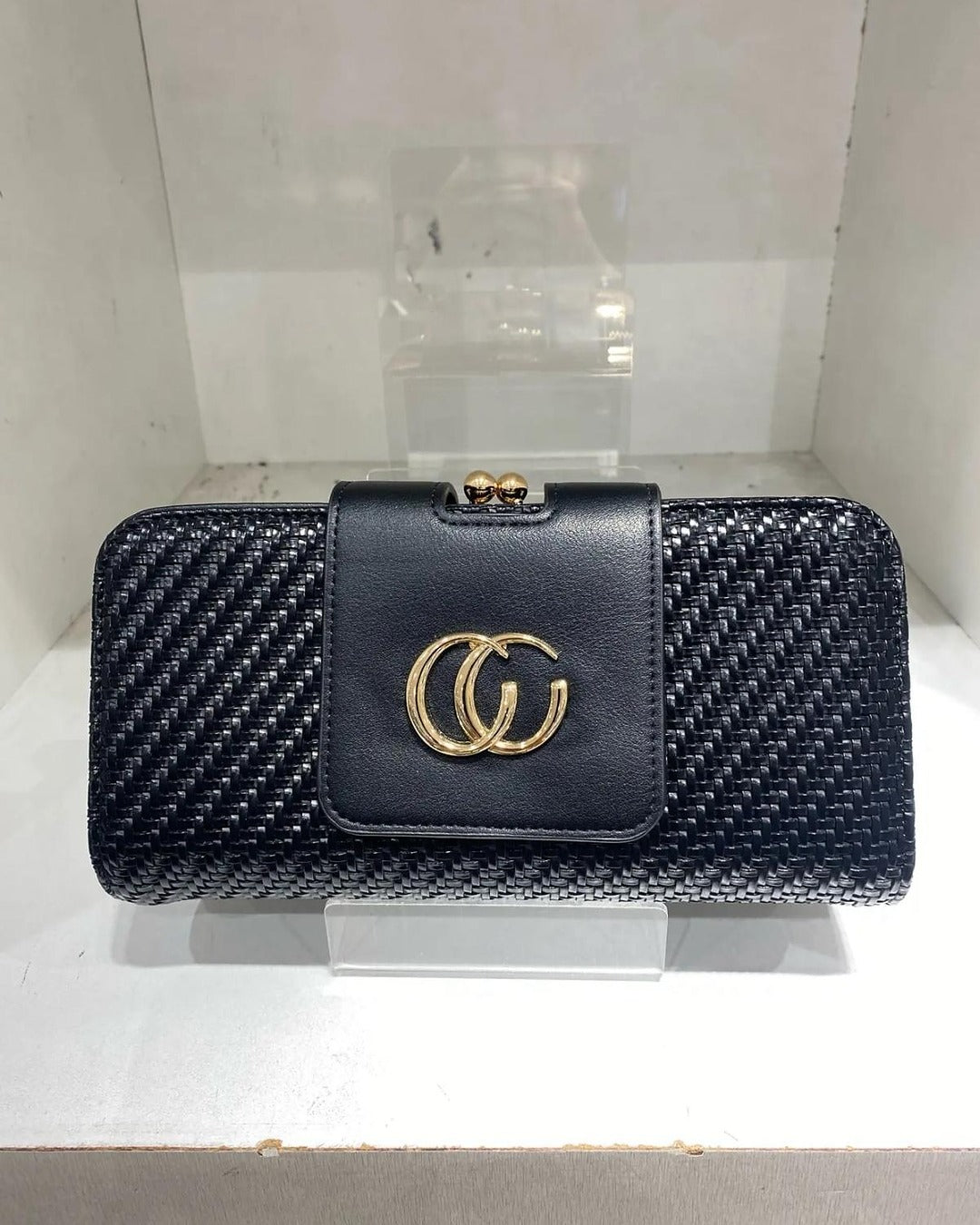 Vera Woven Clutch – Elegant fest- och vardagsväska
