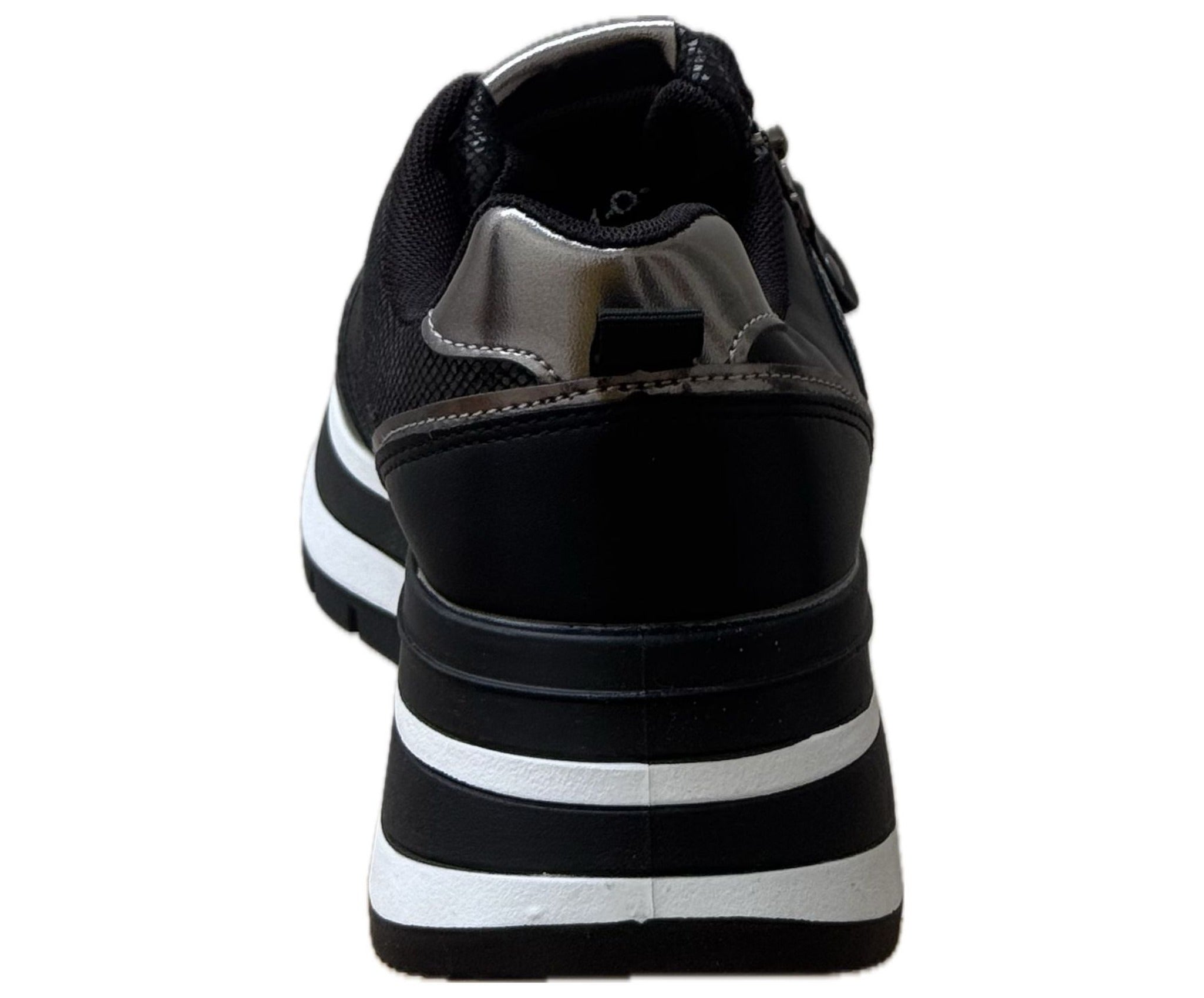 Chunky Sneakers med Guldiga Detaljer & Ormmönster – Beige eller Vinröd